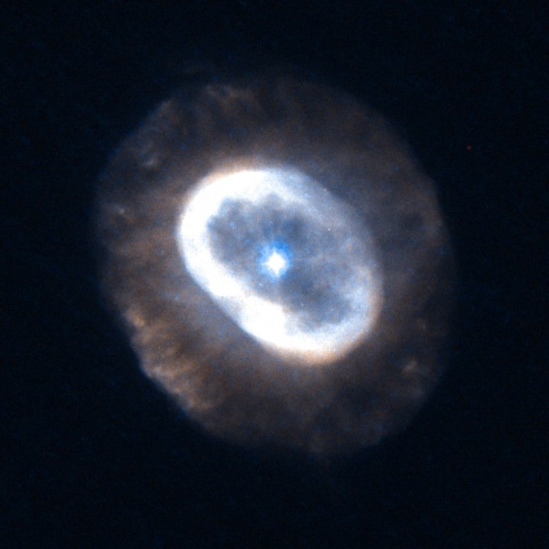 NGC 7662 - планетарная туманность. Описание NGC 7662:, Планетарная туманность в созвездии Андромеда
