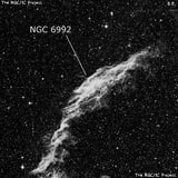 NGC 6992 - остаток взрыва сверхновой. Описание NGC 6992:, Остаток сверхновой в созвездии Лебедь