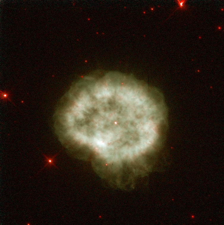 NGC 2867 - планетарная туманность. Описание NGC 2867:, Планетарная туманность в созвездии Киль