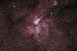 NGC 3372 - туманность. Описание NGC 3372:, Область H II в созвездии Киль