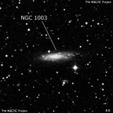 NGC 1003 - спиральная галактика. Описание NGC 1003:, Галактика в созвездии Персей