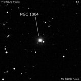 NGC 1004 - эллиптическая галактика. Описание NGC 1004:, Галактика в созвездии Кит