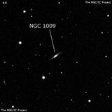 NGC 1009 - спиральная галактика. Описание NGC 1009:, Галактика в созвездии Кит