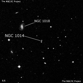 NGC 1014 - две звезды. Описание NGC 1014:, Двойная звезда в созвездии Кит