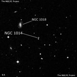 NGC 1014 - две звезды. Описание NGC 1014:, Двойная звезда в созвездии Кит