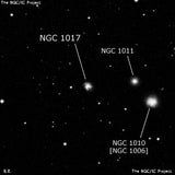 NGC 1017 - галактика неправильной формы. Описание NGC 1017:, Галактика в созвездии Кит