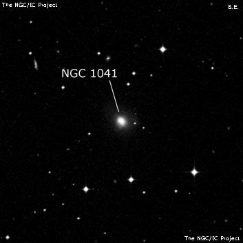 NGC 1041 - галактика. Описание NGC 1041:, Галактика в созвездии Кит