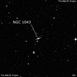 NGC 1043 - спиральная галактика. Описание NGC 1043:, Галактика в созвездии Кит