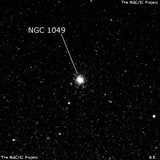 NGC 1049 - шаровое скопление звёзд. Описание NGC 1049:, Шаровое скопление в созвездии Печь