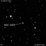 NGC 1059 - две звезды. Описание NGC 1059:, Двойная звезда в созвездии Овен