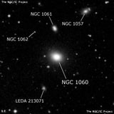 NGC 1060 - галактика. Описание NGC 1060:, Галактика в созвездии Треугольник