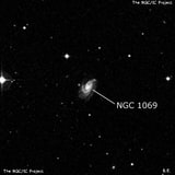 NGC 1069 - спиральная галактика. Описание NGC 1069:, Галактика в созвездии Кит
