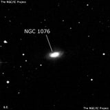 NGC 1076 - линзовидная галактика. Описание NGC 1076:, Галактика в созвездии Кит