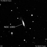 NGC 1083 - спиральная галактика. Описание NGC 1083:, Галактика в созвездии Эридан