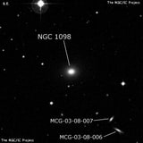 NGC 1098 - галактика. Описание NGC 1098:, Галактика в созвездии Эридан