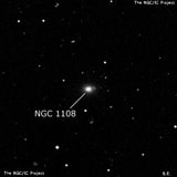 NGC 1108 - галактика. Описание NGC 1108:, Галактика в созвездии Эридан