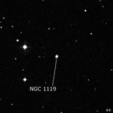 NGC 1119 - спиральная галактика с баром. Описание NGC 1119:, Галактика в созвездии Эридан