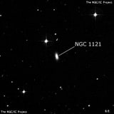 NGC 1121 - линзовидная галактика. Описание NGC 1121:, Галактика в созвездии Эридан
