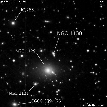 NGC 1130 - галактика. Описание NGC 1130:, Галактика в созвездии Персей