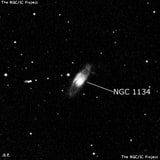 NGC 1134 - спиральная галактика. Описание NGC 1134:, Галактика в созвездии Овен