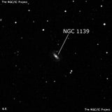 NGC 1139 - спиральная галактика с баром. Описание NGC 1139:, Галактика в созвездии Эридан