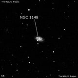 NGC 1148 - спиральная галактика. Описание NGC 1148:, Галактика в созвездии Эридан