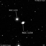 NGC 1154 - спиральная галактика. Описание NGC 1154:, Галактика в созвездии Эридан