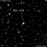 NGC 1159 - линзовидная галактика. Описание NGC 1159:, Галактика в созвездии Персей
