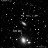 NGC 1160 - галактика. Описание NGC 1160:, Галактика в созвездии Персей