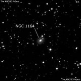 NGC 1164 - спиральная галактика с баром. Описание NGC 1164:, Галактика в созвездии Персей