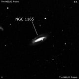 NGC 1165 - спиральная галактика с баром. Описание NGC 1165:, Галактика в созвездии Печь