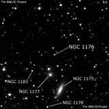 NGC 1176 - одиночная звезда. Описание NGC 1176:, Двойная звезда в созвездии Персей