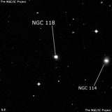 NGC 118 - галактика. Описание NGC 118:, Галактика в созвездии Кит