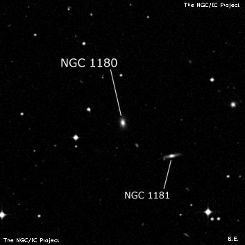 NGC 1180 - галактика. Описание NGC 1180:, Галактика в созвездии Эридан