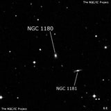 NGC 1180 - галактика. Описание NGC 1180:, Галактика в созвездии Эридан