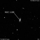 NGC 1188 - линзовидная галактика. Описание NGC 1188:, Галактика в созвездии Эридан