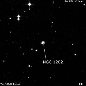 NGC 1202 - спиральная галактика. Описание NGC 1202:, Галактика в созвездии Эридан