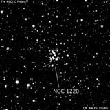 NGC 1220 - рассеянное скопление звёзд. Описание NGC 1220:, Рассеянное скопление в созвездии Персей