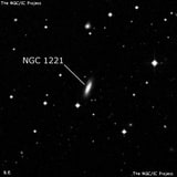NGC 1221 - линзовидная галактика. Описание NGC 1221:, Галактика в созвездии Эридан