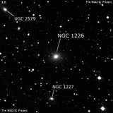 NGC 1226 - эллиптическая галактика. Описание NGC 1226:, Галактика в созвездии Персей