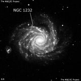 NGC 1232 - спиральная галактика с баром. Описание NGC 1232:, Галактика в созвездии Эридан