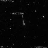 NGC 1236 - спиральная галактика. Описание NGC 1236:, Галактика в созвездии Овен