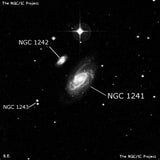 NGC 1241 - спиральная галактика с баром. Описание NGC 1241:, Галактика в созвездии Эридан