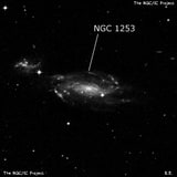NGC 1253 - спиральная галактика с баром. Описание NGC 1253:, Галактика в созвездии Эридан