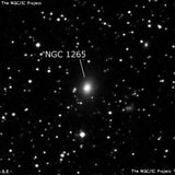 NGC 1265 - эллиптическая галактика. Описание NGC 1265:, Галактика в созвездии Персей