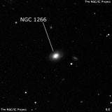 NGC 1266 - линзовидная галактика. Описание NGC 1266:, Галактика в созвездии Эридан