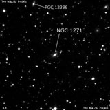 NGC 1271 - спиральная галактика с баром. Описание NGC 1271:, Галактика в созвездии Персей