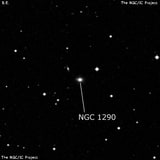 NGC 1290 - галактика. Описание NGC 1290:, Галактика в созвездии Эридан