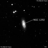 NGC 1292 - спиральная галактика. Описание NGC 1292:, Галактика в созвездии Печь