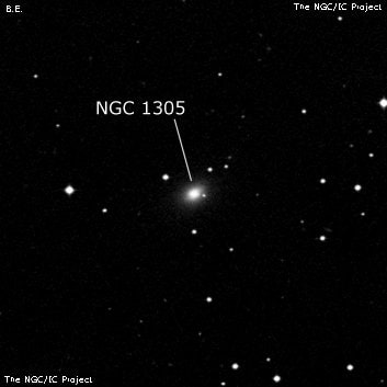 NGC 1305 - галактика. Описание NGC 1305:, Галактика в созвездии Эридан